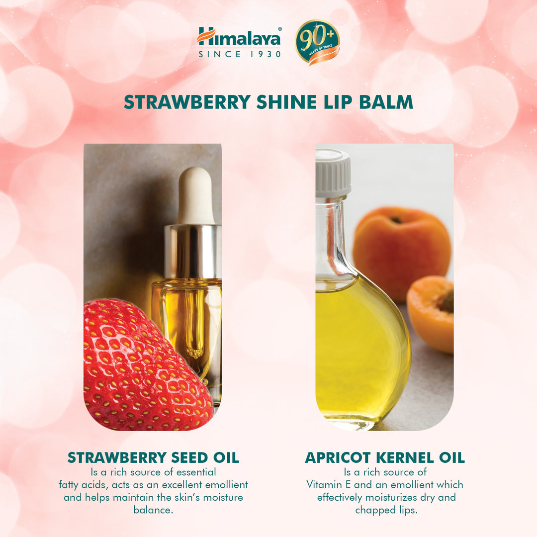 Himalaya Strawberry Gloss Lip Balm - 10g