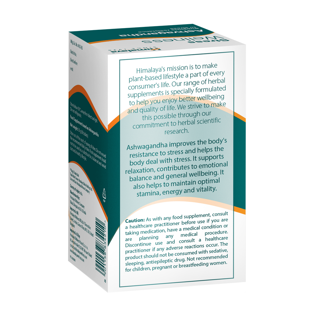Himalaya Stress Wellness Ashwagandha - 60 Tablets