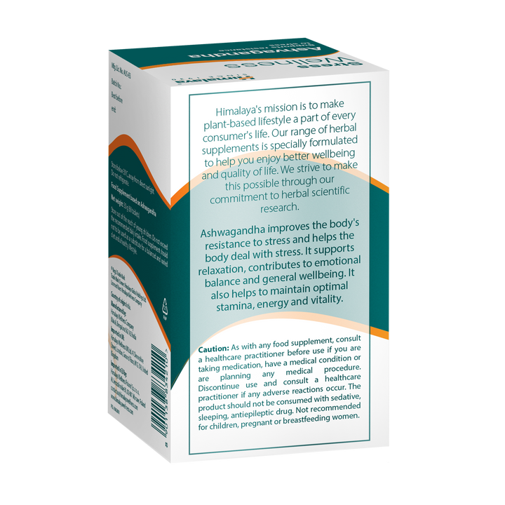 Himalaya Stress Wellness Ashwagandha - 60 Tablets