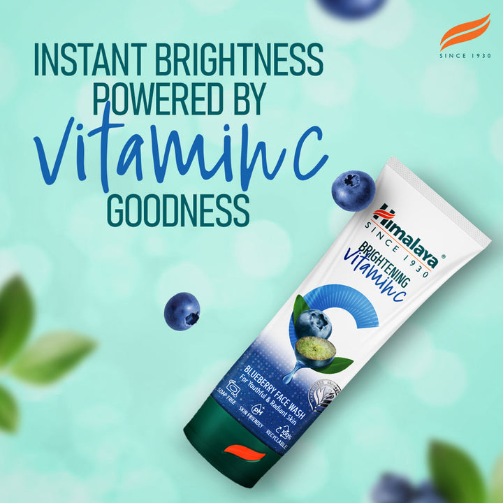 Himalaya Brightening Vitamin C Blueberry Face Wash