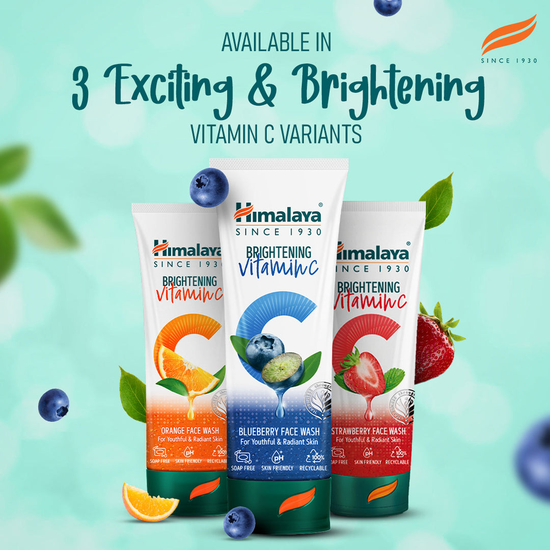 Himalaya Brightening Vitamin C Blueberry Face Wash