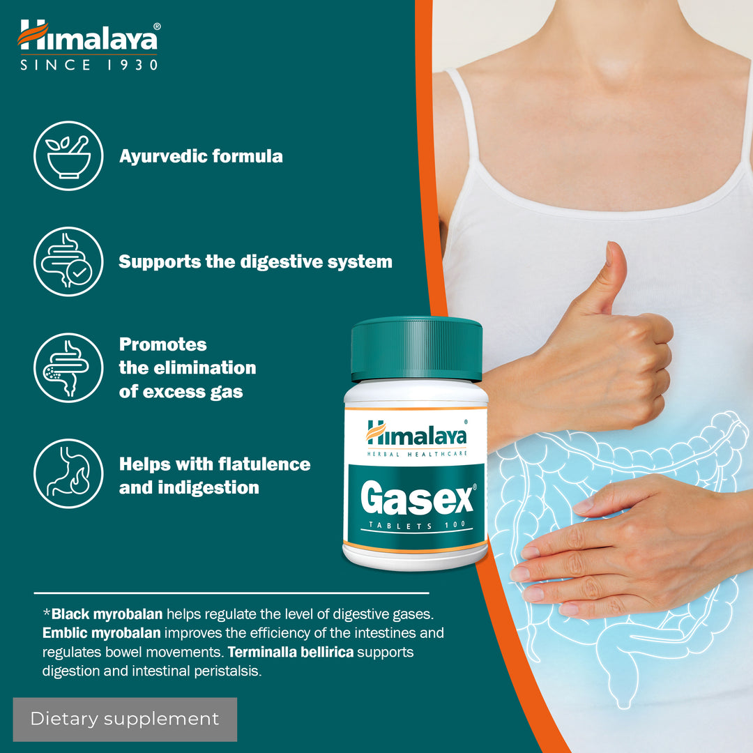 Himalaya Gasex - 100Tablets