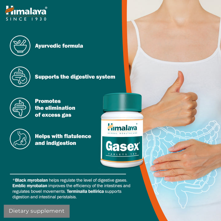 Himalaya Gasex - 100Tablets
