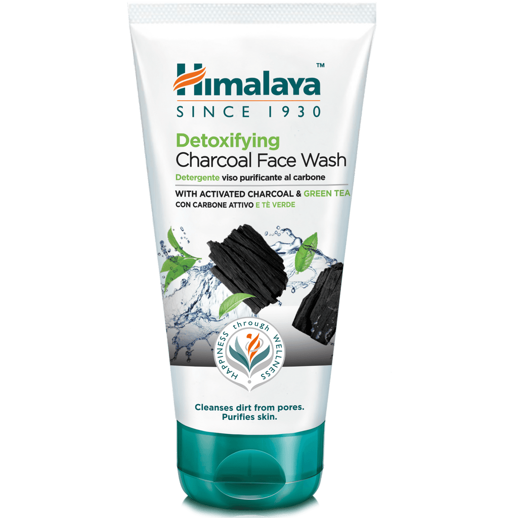Himalaya Detoxifying Face Wash with Activated Charcoal & Green Tea - 150 ml
