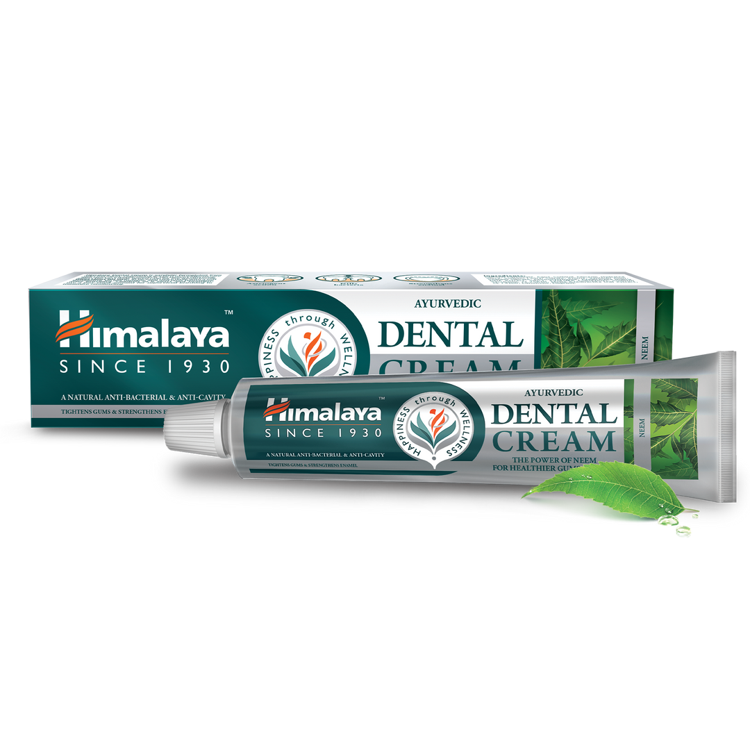 Himalaya Ayurvedic Dental Cream Herbal Toothpaste - Neem - 100g - Tube & Box