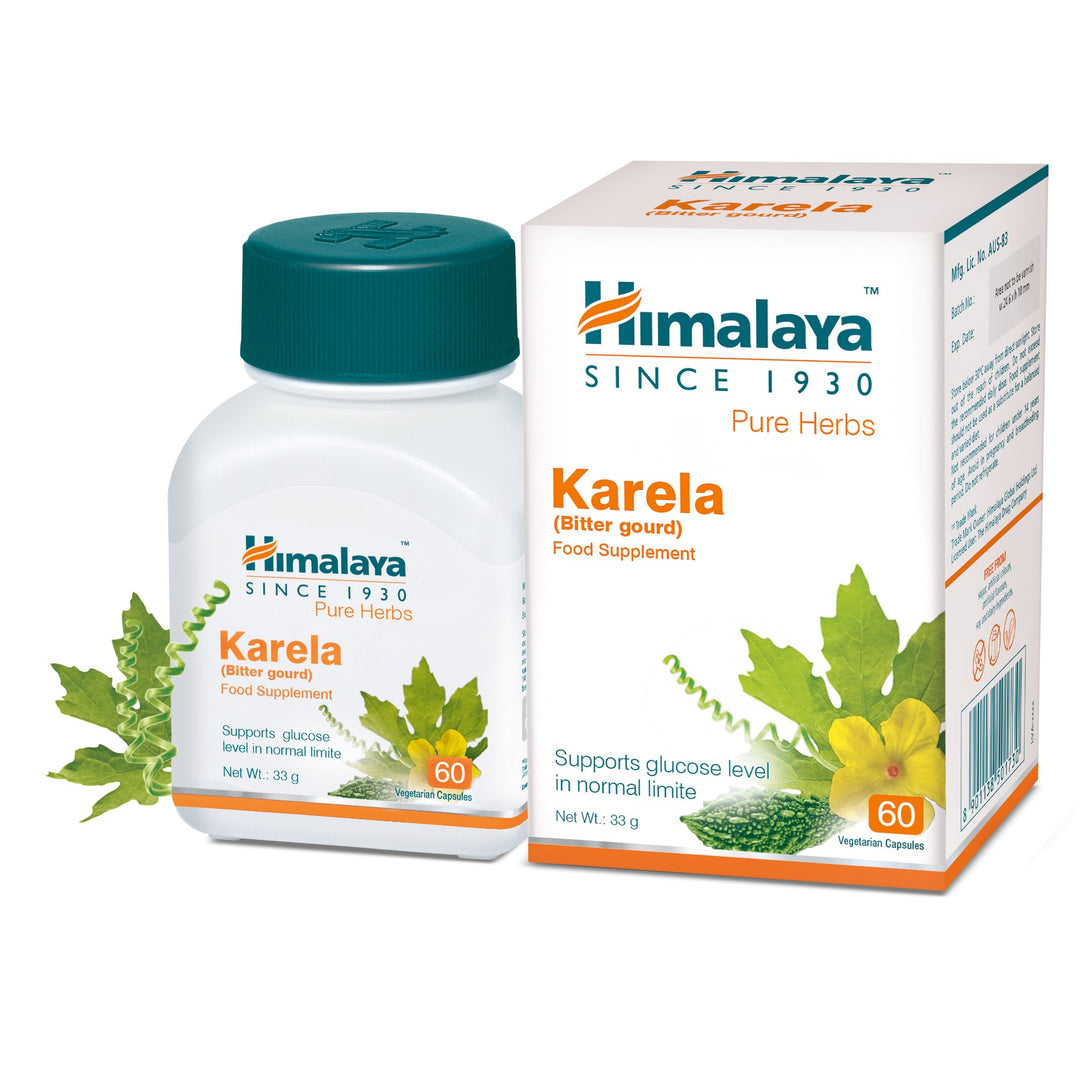 Himalaya Karela 60 Capsules - Regulates Glucose Levels