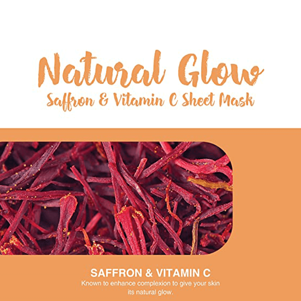 Himalaya Natural Glow Saffron & Vitamin C Sheet Mask - 30ml