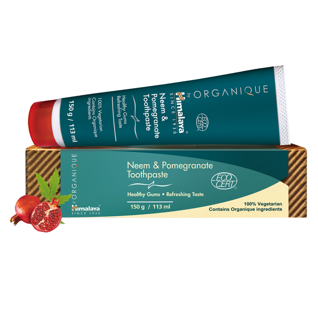 Himalaya ORGANIQUE Neem & Pomegranate Toothpaste - For Healthy Gums
