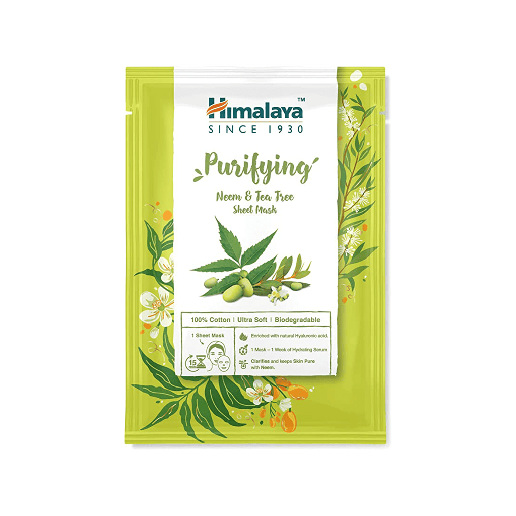 Himalaya Purifying Neem & Tea Tree Sheet Mask - 30ml
