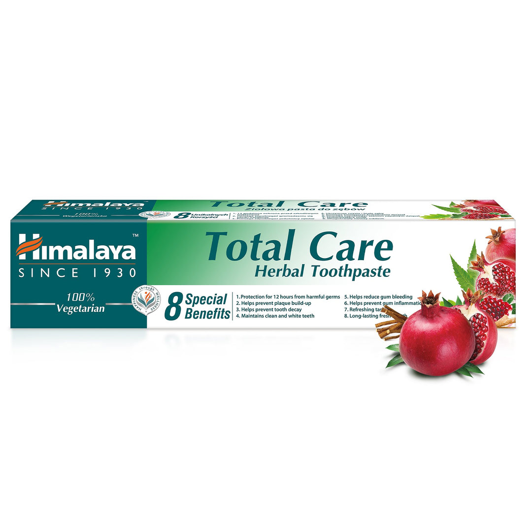 Himalaya Total Care Herbal Toothpaste - Helps Prevent Gum Bleeding 